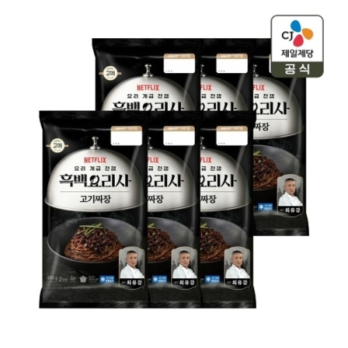 CJ제일제당 고메 흑백요리사 최유강셰프의 짜장 680g (6개)_이미지