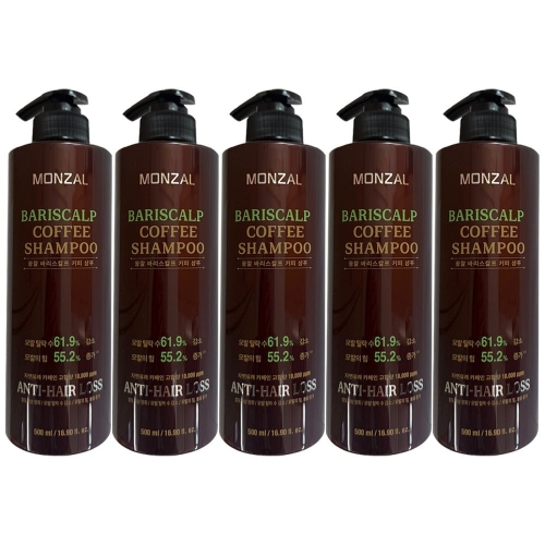몽잘 바리스칼프 커피 샴푸 500ml (5개)_이미지