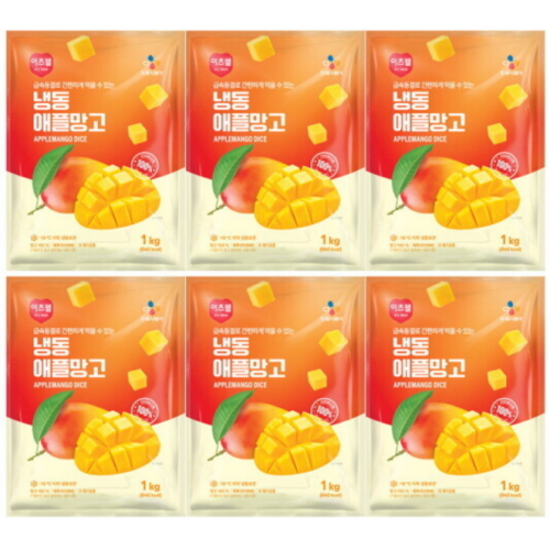 이츠웰 냉동 애플망고 1kg (6개)_이미지