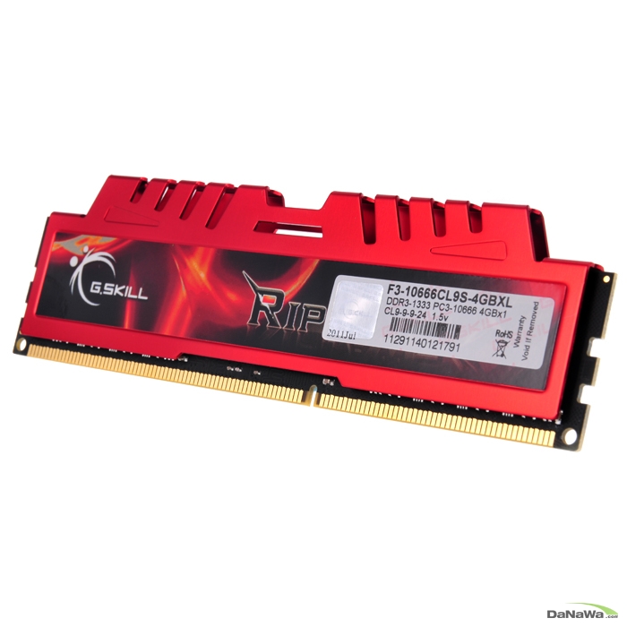 G.SKILL DDR3-1333 CL9 RIPJAWS XL 티뮤 (4GB)_이미지