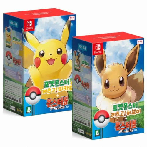 Nintendo 포켓몬스터: 레츠고! 피카츄 / 이브이 선택 + 몬스터볼 패키지 SWITCH (한글판)