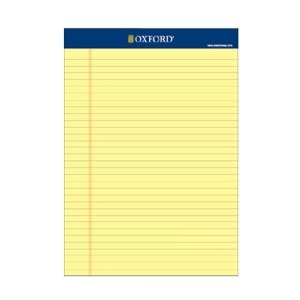 옥스포드 리갈패드 A4 노랑 80매이미지입니다. 누르면 해당 게시물로 새창이동합니다.