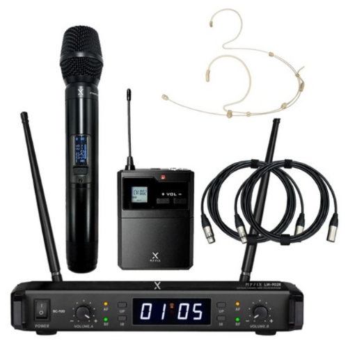 MYFIX LW-902R (+ 핸드마이크 1개, 헤드셋마이크 1개)