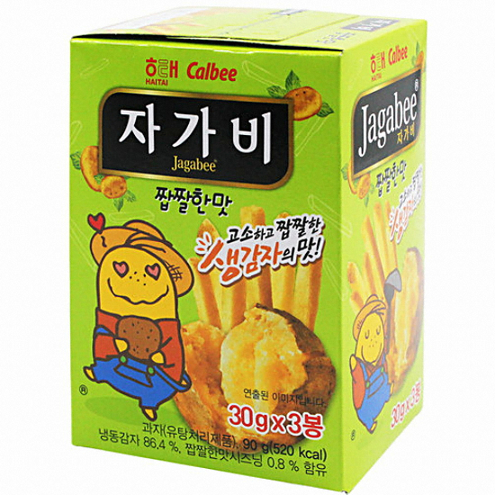 해태제과 자가비 짭짤한맛 90g (4개)_이미지