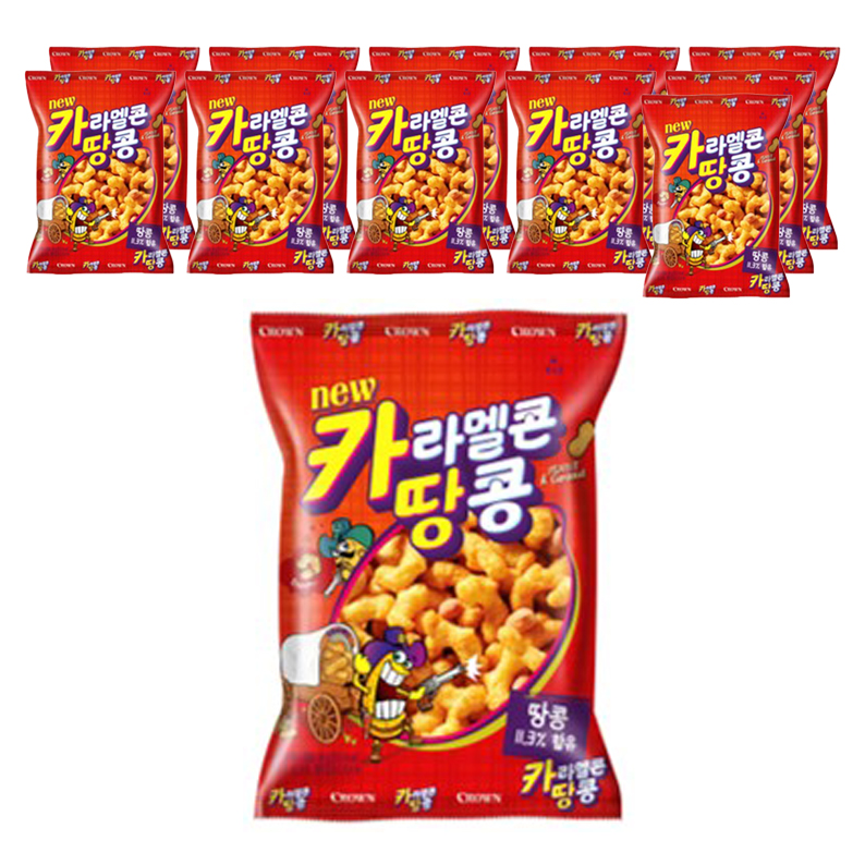카라멜콘 땅콩 과자 46g