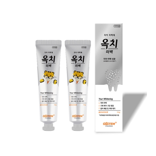 오스템 옥치 치아 미백 치약 34g (3개)