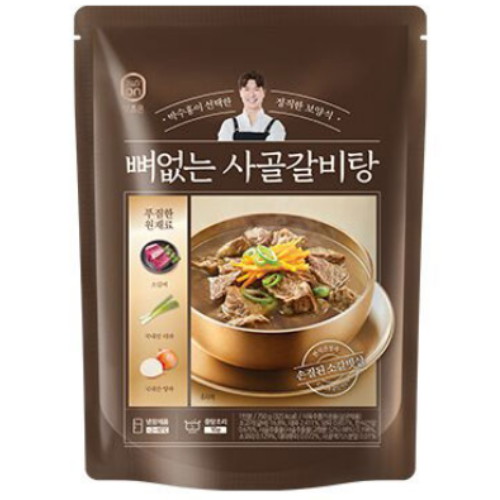 에치와이(HY) 잇츠온 박수홍의 뼈없는 사골 갈비탕 750g (3개)_이미지