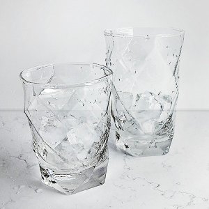 락앤락 LockLock 루미낙 큐브 언더락 260ml 하이볼 350ml 유리잔 홈카페잔 글라스잔 1P