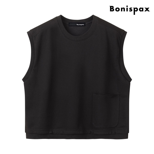 보니스팍스 베이직 심플 포켓 베스트 XP3VW005L0