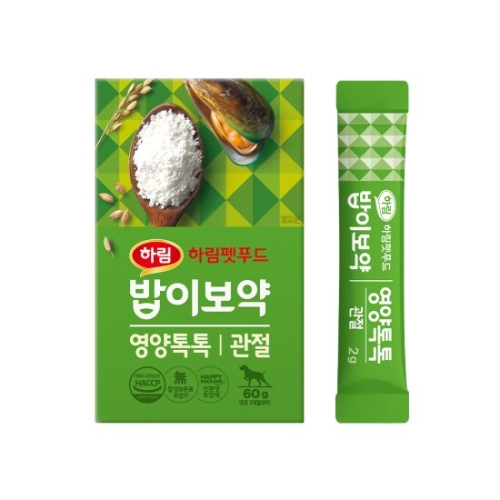 하림펫푸드 밥이보약 영양톡톡 관절 60g (2개)_이미지