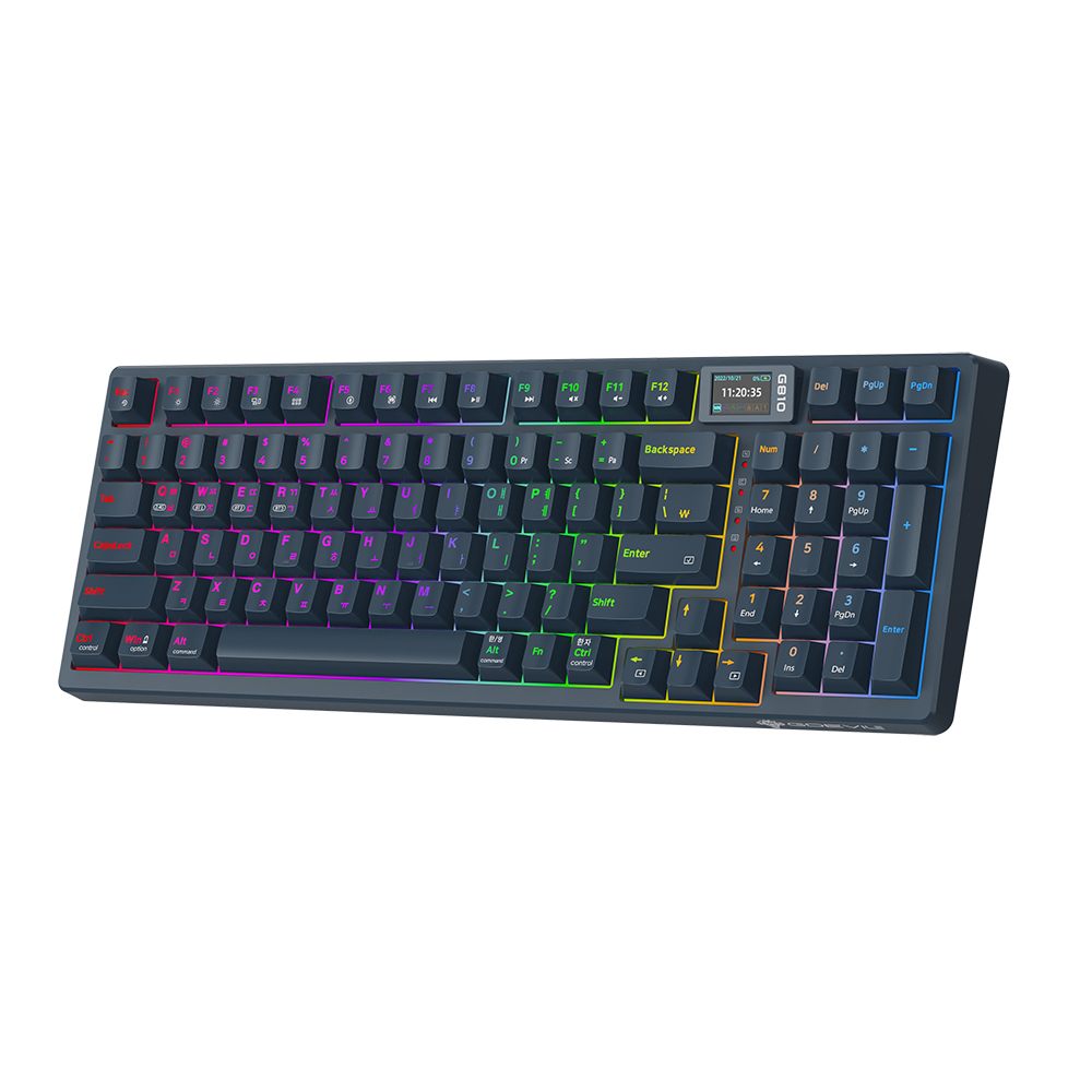GDEVIL G810 JAVELIN 유무선 기계식 다크그레이 (청축)_이미지
