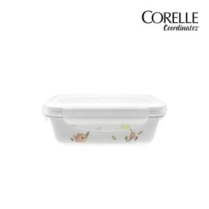 코렐코디네이츠 목련 직사각밀폐 찬통 400ml_이미지