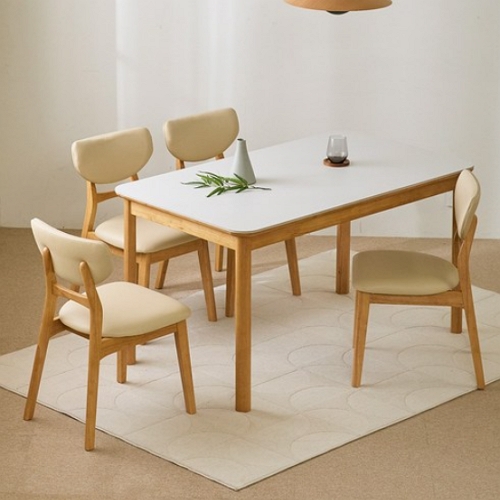 파로마 데니벨 세라믹 원목 식탁 1400