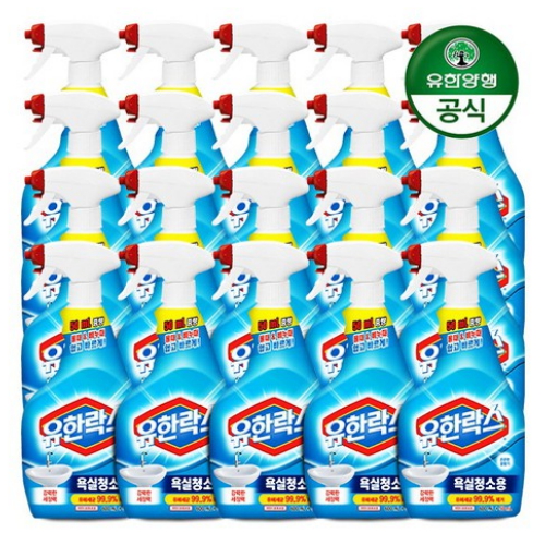 유한락스 욕실청소용 650ml (20개)_이미지