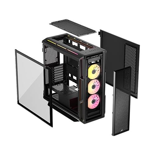 CORSAIR iCUE LINK 5000T LX RGB (블랙)_이미지