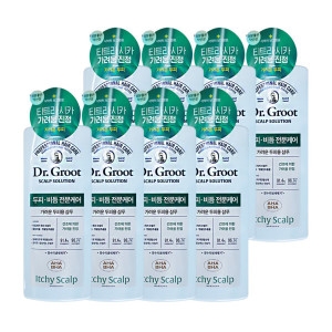 LG생활건강 닥터그루트 스칼프 솔루션 샴푸 가려운 두피용 700ml (8개)