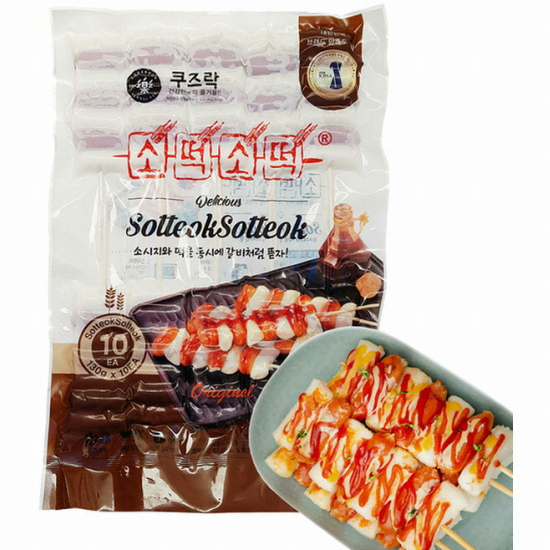 샘넷식품 쿠즈락 소떡소떡 1.3kg (10개)