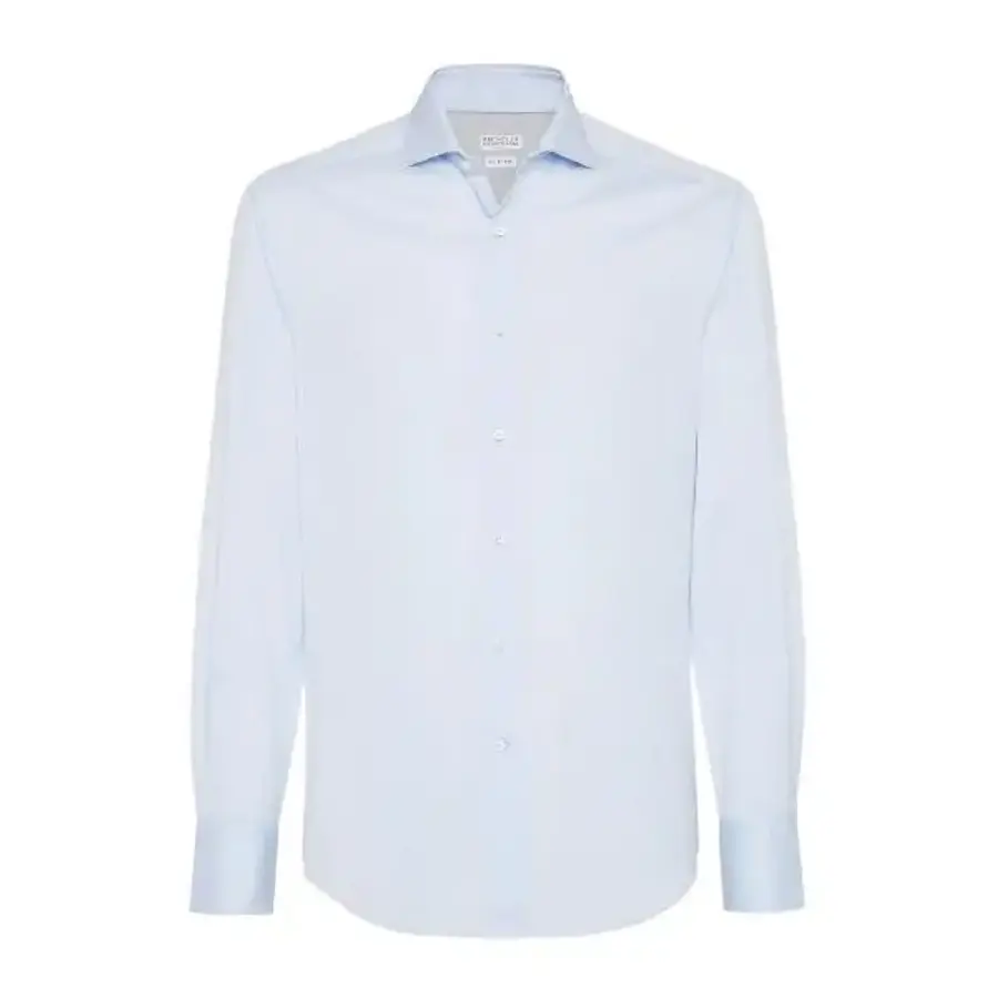 브루넬로쿠치넬리 트윌 셔츠 블루계열 XXL MBUC41718C735