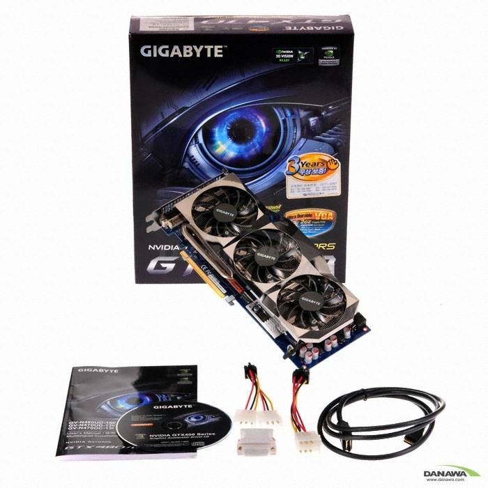 GIGABYTE 지포스 GTX470 UDV Over D5 1.2GB WINDFORCE 3X_이미지