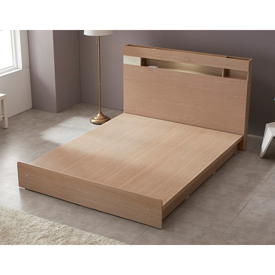 알파침대 에디스 평상형 LED침대 Q/K (매트별도)_이미지