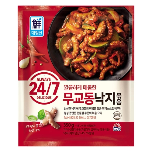 사조대림 24/7 무교동낙지볶음 350g (3개)