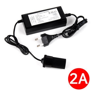 토드 차량용 DC12V 시거잭 어댑터 220V 가정용 변환기 2A