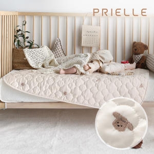 댕댕이 자수 순면 유아 방수패드 소