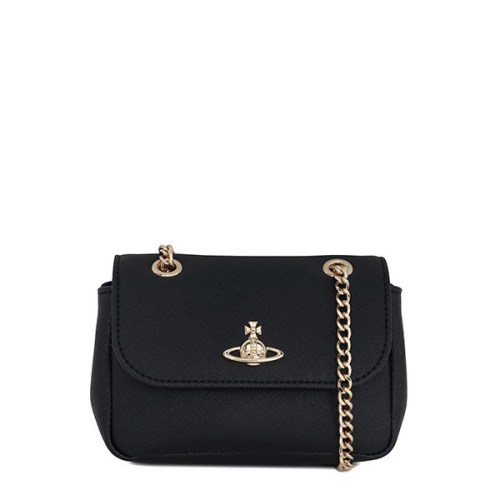 비비안웨스트우드 블랙 사피아노 스몰 체인 펄스백_5C01000BW L001N N402이미지입니다. 누르면 해당 게시물로 새창이동합니다.