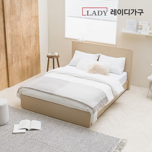 레이디가구 모노 수납 침대 Q (60T필로우탑독립)_이미지