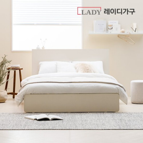 레이디가구 모노 수납 침대 Q (60T필로우탑독립)_이미지