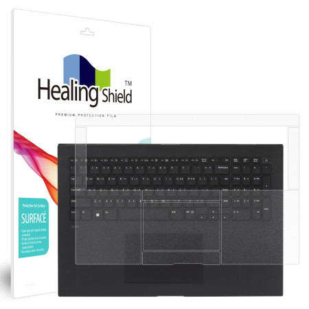 폰트리 힐링쉴드 LG전자 2022 그램17 17Z95P 17ZD95P 무광 외부보호필름 (팜레스트/터치패드 2매)_이미지