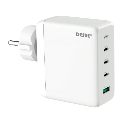 DESBE PD PPS 150W 4포트 GaN 접지형 충전기 ZX-4U13T