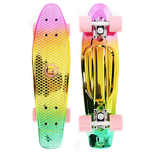 엑시코 휠러스 크루져보드 22.5 레인보우 메탈_이미지