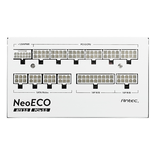 Antec NeoECO 1000W 화이트 80PLUS골드 풀모듈러 ATX3.0_이미지