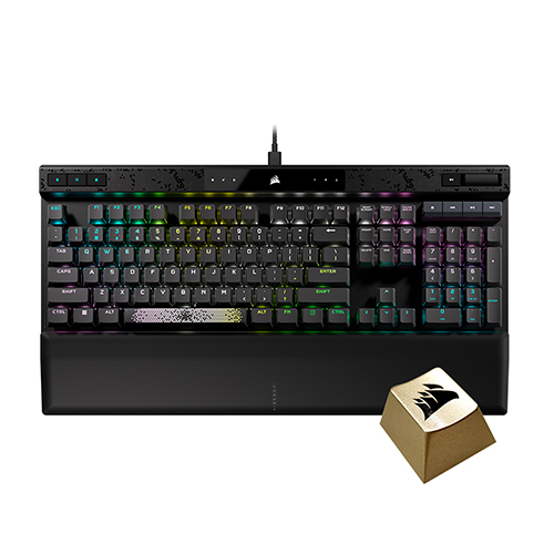 CORSAIR K70 MAX RGB MGX 게이밍 기계식 골드키캡 에디션_이미지