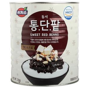 동서식품 리치스 통단팥 3kg (18개)_이미지