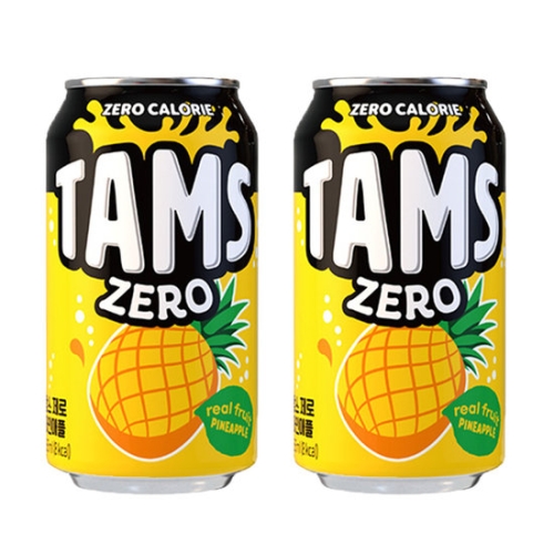 롯데칠성음료 탐스 제로 파인애플향 355ml (6개)