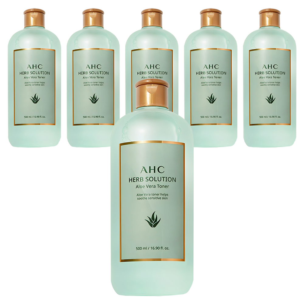 AHC 허브솔루션 알로에베라 토너 500ml (6개)_이미지