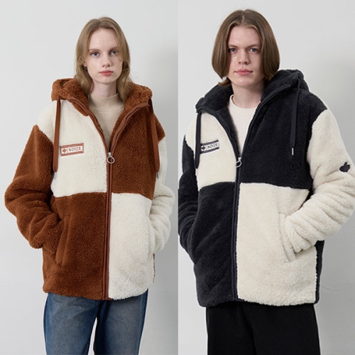 노이즈 NOISE 쉐파퍼 메이슨 후드코트 KF3AA90 차콜 M