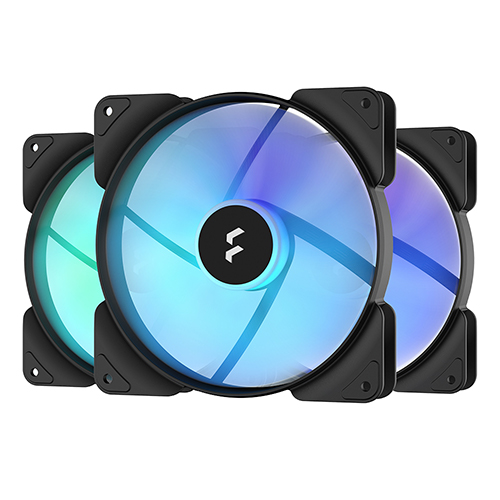 Fractal Design Aspect 12 RGB PWM (3팩, 블랙)_이미지