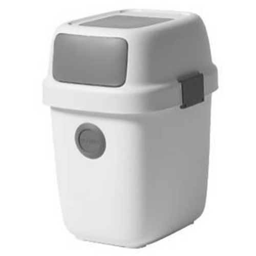 2WAY 도트 분리수거함 40L 화이트 1개
