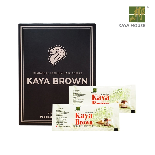 카야하우스 Kaya House 카야 브라운 원스틱 잼 싱가포르 일회용 잼 18gx12개