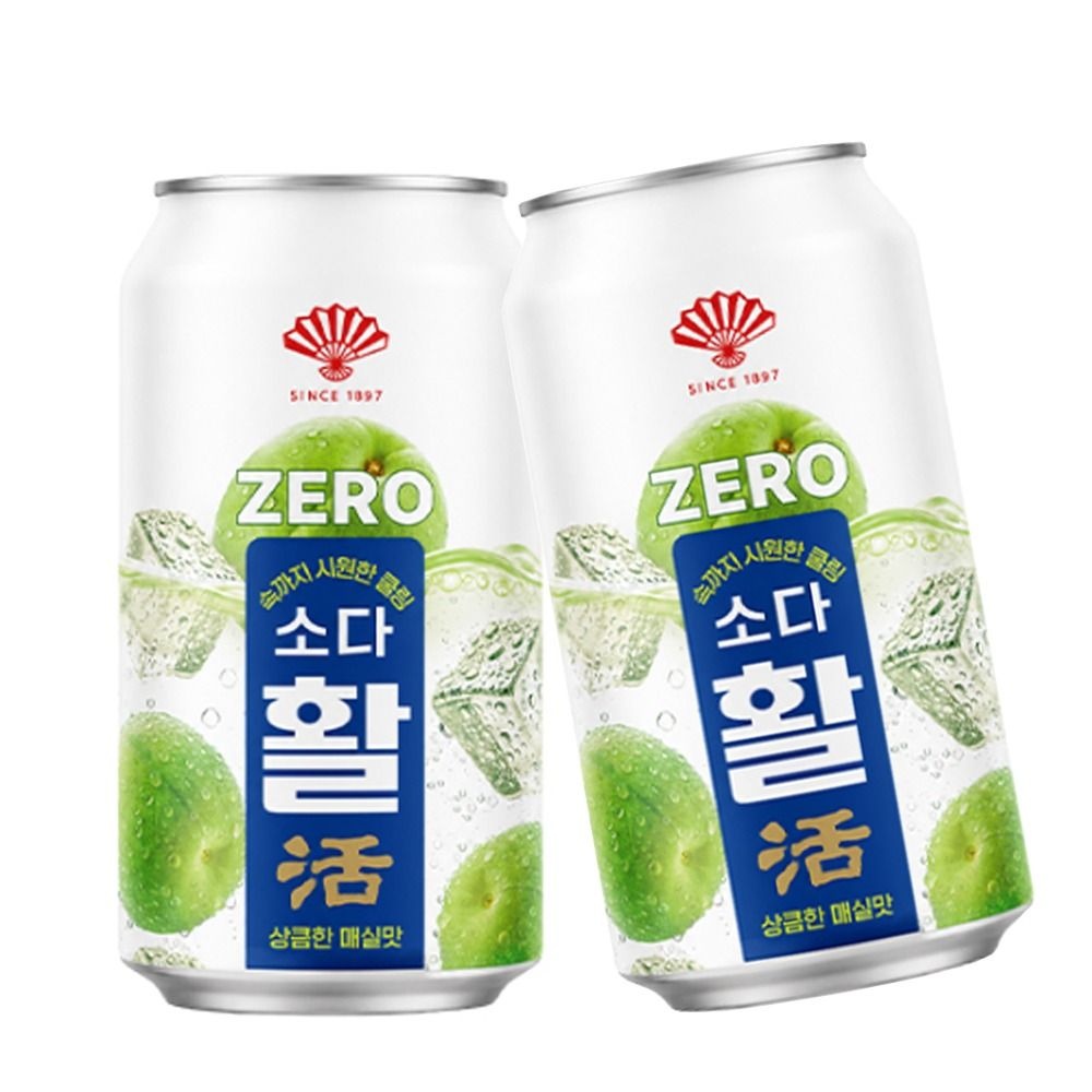 동화약품 부채표 소다활 제로 355ml