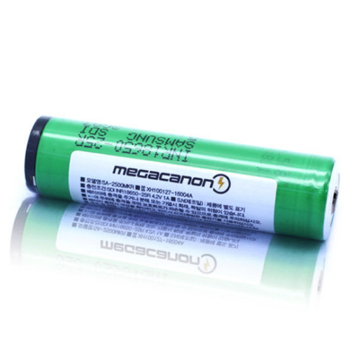 신아C&C 메가캐논 18650 2500mAh 벌크 (1개)