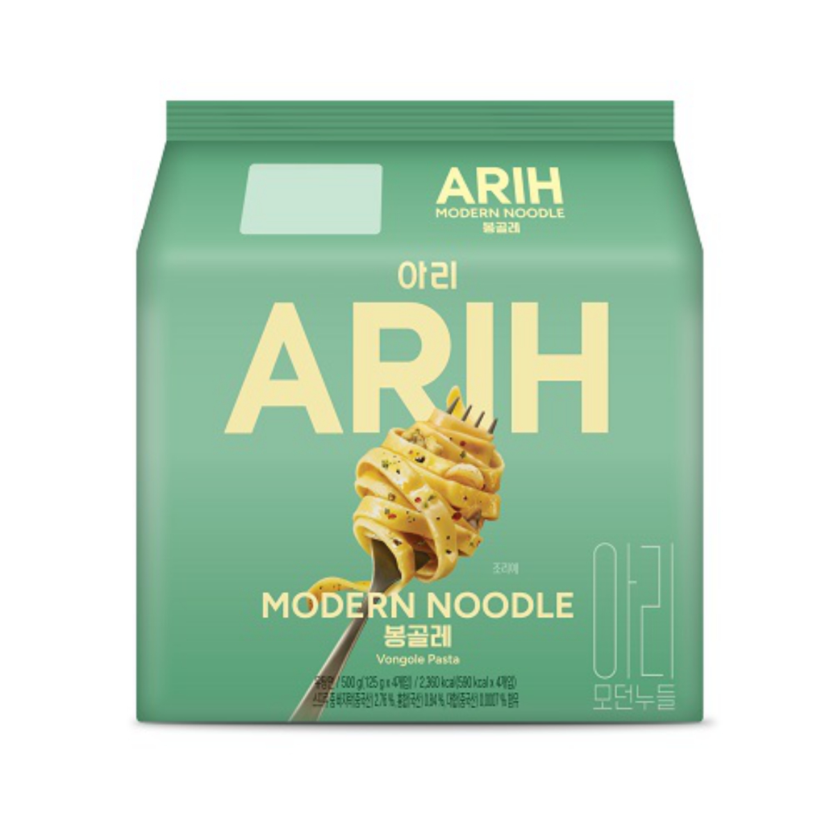 팔도 아리 모던누들 봉골레 125g (12개)