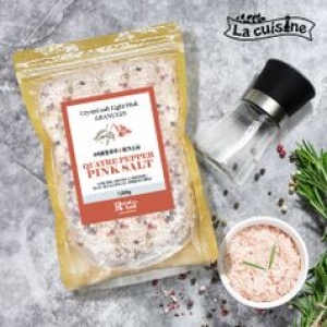 히말라야 핑크솔트 4색후추 1kg 그라인더 포함 향신료 미네랄 소금 암염_이미지