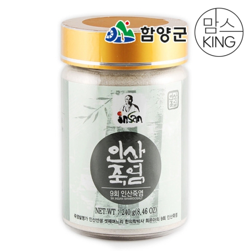 (주)인산죽염 9회 죽염 분말 240g (1개)_이미지
