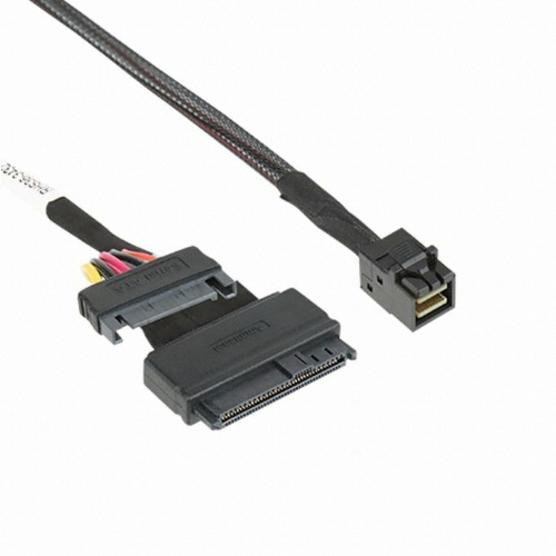 강원전자 NETmate Mini SAS HD to U.2 케이블 (NM-SA01, 0.5m)_이미지