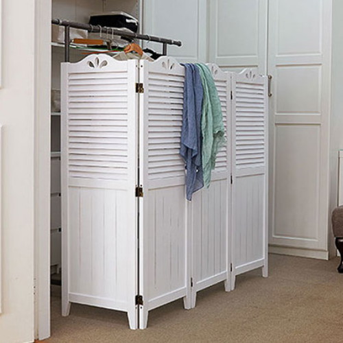 위드데코 까사라움 하프갤러리 원목 파티션 4단