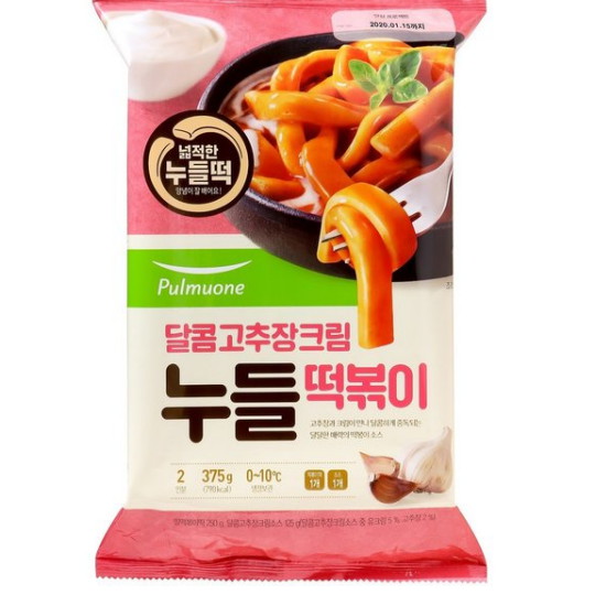 풀무원 달콤고추장크림 누들떡볶이 375g (1개)